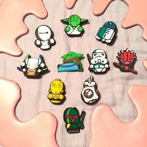 Star Wars shoe charms set of 10